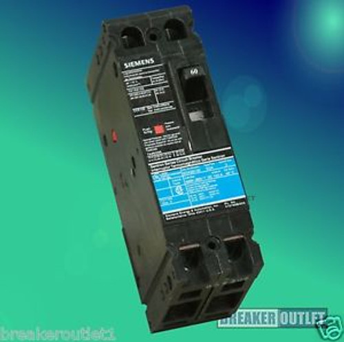 Siemens Ed42B060 60 Amp 480 Volt 2 Pole Circuit Breaker (R)
