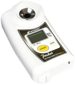 Atago Pocket Refractometer Pal-J Brix 0-93% Digital Hand Hele Wide Range F/S New