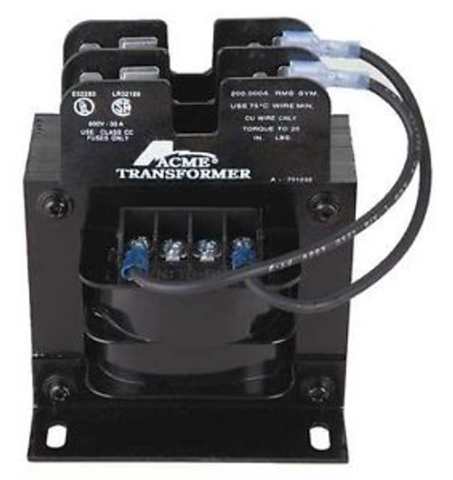Acme Electric Tb81143F3 Transformercontrol100Vaw/Fuse Block