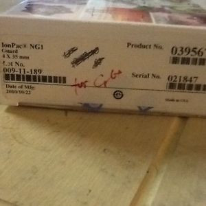 Dionex Ion Pac Ng1 Guard Column 4 X 35 Mm Product No039567
