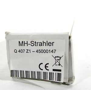 New Heraeus Mh-Strahler Q 407 Q407 21-45000147 Quartz Lamp Tube