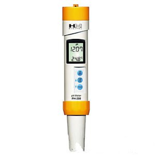 HM Digital PH-200 Waterproof pH Temp Water Quality Meter Tester _Retail Box