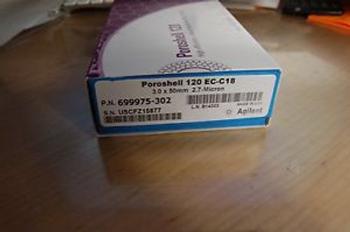 New Hplc Column Hp Agilent  Poroshell 120 Ec-C18  2.7 Um 3X50 Mm 699975-302 Seal