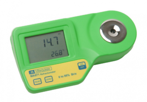 Ma871 Digital Sugar Refractometer With Automatic Temp Compensation Yellow Led