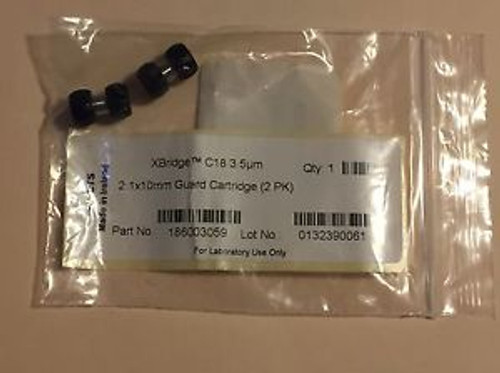 New Pack Of 2 Waters Xbridge C18 Hplc Lc Guard Cartridge 2.1X10Mm 186003059