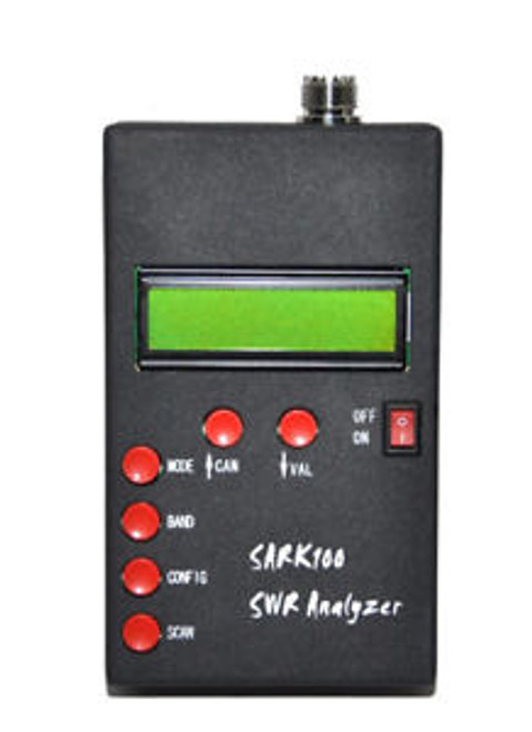 Sark100 Ant Swr Antenna Analyzer Meter 1-60Mhz With Power For Ham Radio Hobbists