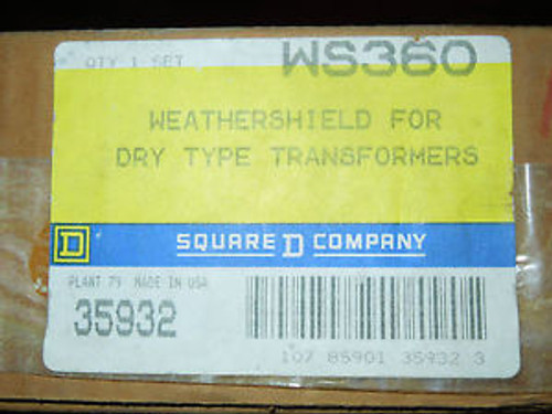 Square D #Ws360 Weathershield For Dry Transformer Nib