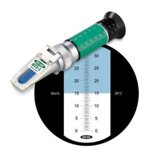 Vee Gee Scientific Btx-1 Handheld Refractometer With Brix Scale 0-32% +/-0.2%