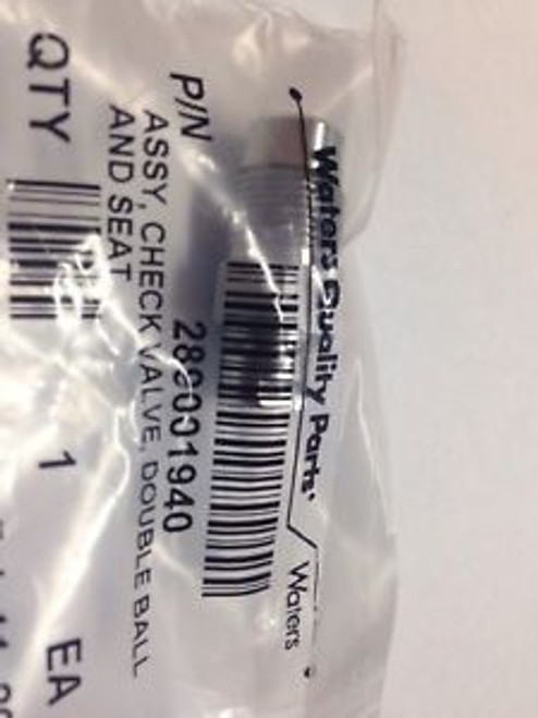 Waters Uplc Pn 289001940 Check Valve Assy Double Ball & Seat