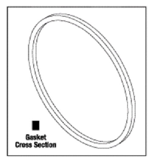 DOOR GASKET for AUTOCLAVES & STERILIZERS AMSCO/STERIS 900 Series rpi#amg095