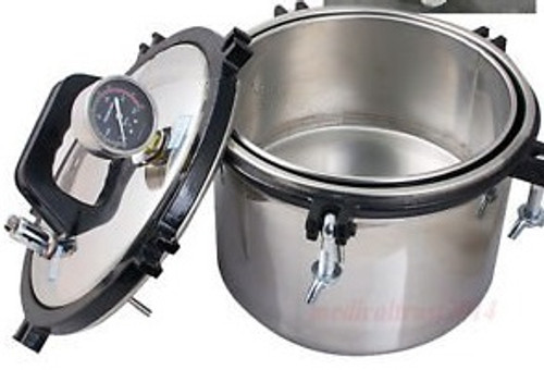 A 8L Portable Dental Medical  Autoclave Pressure Steam Sterilizer Sterilization