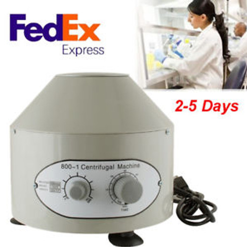 New 110V US Plug Electric Centrifuge Machine 4000rpm Lab Medical Safty Practice