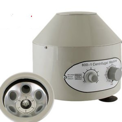 800-1 Electric Centrifuge Machine 4000rpm Lab Medical Practice 20 Ml X6 Easy Use
