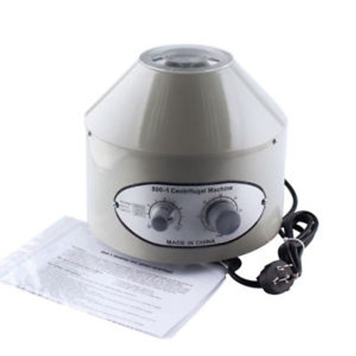 800-1 Desktop Electric Medical Lab Centrifuge With Timer 4000Rpm Ce 6X20Ml 220V