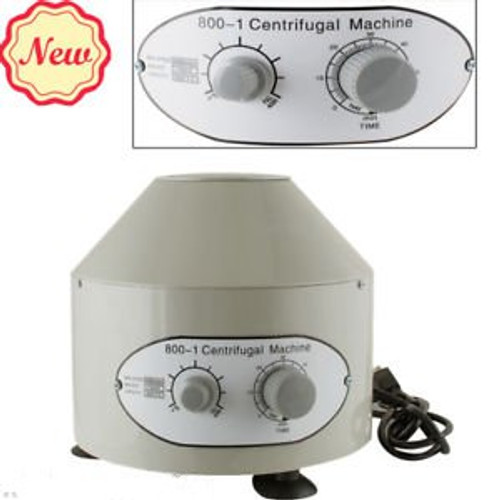 110V Electric Centrifuge Machine 4000Rpm Lab Medical Practice 20 Ml X6 25W