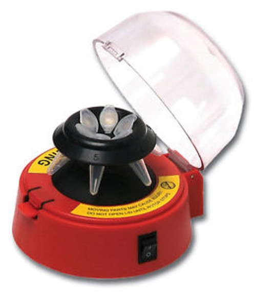 Benchmark Bsc1006-R Red Mini-Centrifuge With 2 Rotors 6 Tubes