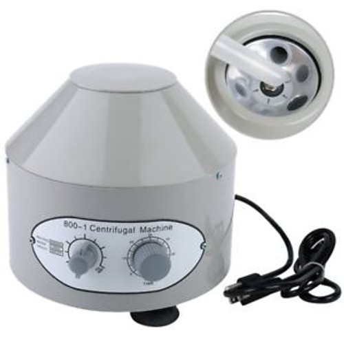 Electric Centrifuge Machine Lab Medical Practice 800-1 4000rpm 6x 20ml Rotor AS1