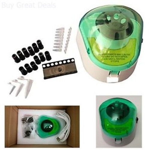 Mini Desk-Top Centrifuge With Adapters For Different Centrifuge Tubes And Pcr