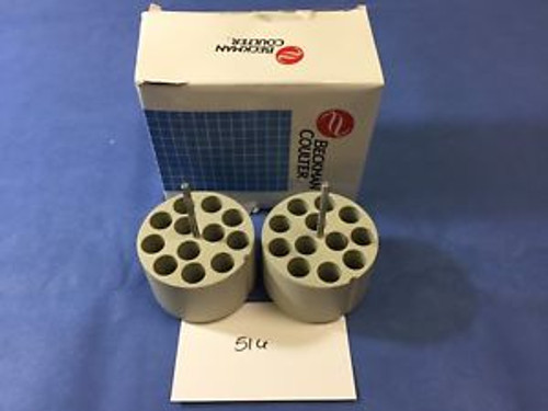 Beckman Coulter 368468 New Box Of 2 Adapter For 12 Tubes W/ Screw Cap 10Ml