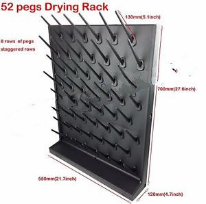 52 Pegs Lab Supply Wall Desk Telescopic Drying Rack