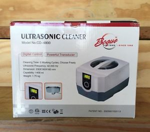Bogue Professional Ultrasonic Cleaner P4800 (Cd-4800) Digital Timer Jewelry New