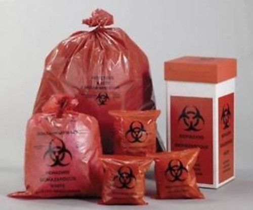 Bag Biohazard Red 33X39 - Item Number F118 - 200 Each / Case -