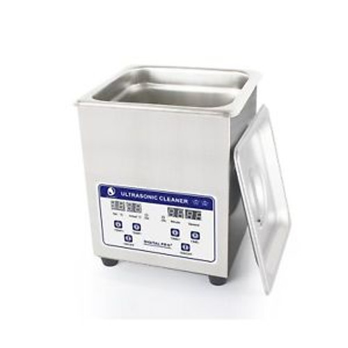 Skymen Digital Ultrasonic Cleaner With 1.6L 60W 40Khz Heating Baskets Ultraso...