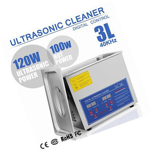 Ultrasonic Cleaner 3L Large Commercial Ultrasonic Cleaner Stainless Steel