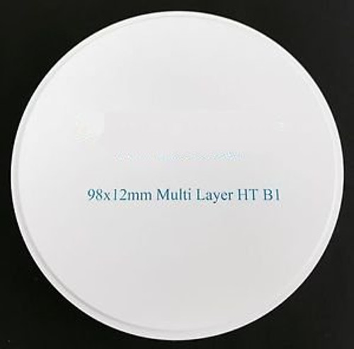 Multi-Layer Extreme Translucent  Zirconia Disc