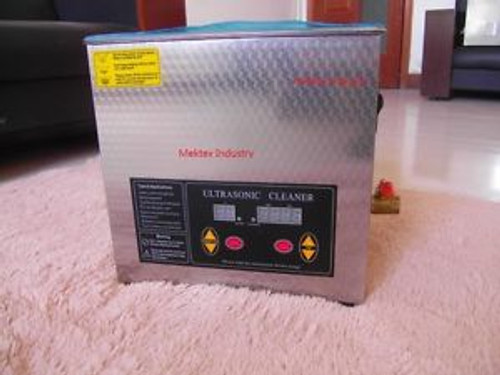 Stainless Steel 6L Liter Industry Heated Ultrasonic Cleaner W/Timer/Anti-Burnt