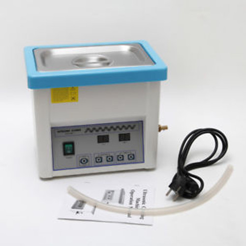 Dental Digital Ultrasonic Cleaner Handpiece Cleaning 5L With Timer Ca