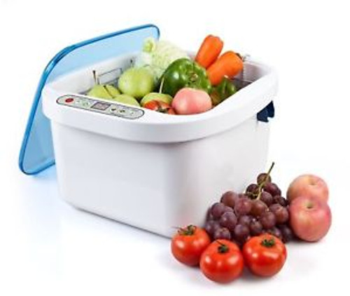 12.8L Home Ultrasonic Ozone Vegetable Fruit Sterilizer Cleaner Health Washing
