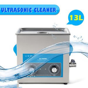 Usa Stock! Professional 13L Industrial Sonictune Ultrasonic Cleaner / Bath 400W