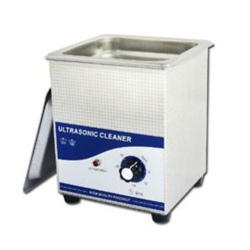 New 220V 2L Stainless Ultrasonic Cleaner Mechanical Jewelry Cleaning Machine 80W