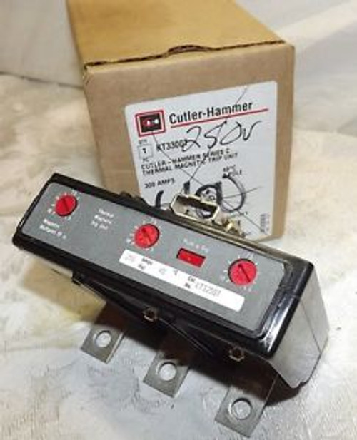 Nib Cutler Hammer Kt3300T Thermal Magnetic Trip Unit 300 Amp 3 Pole Breaker New