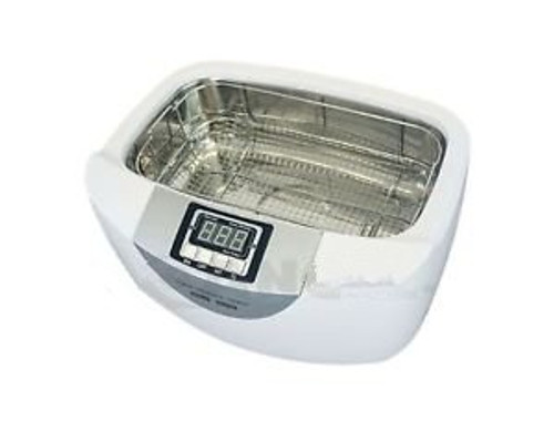 Ultrasonic Cleaner With Stainless Steel Basket 2.5 Liter Tank With 160W Heated