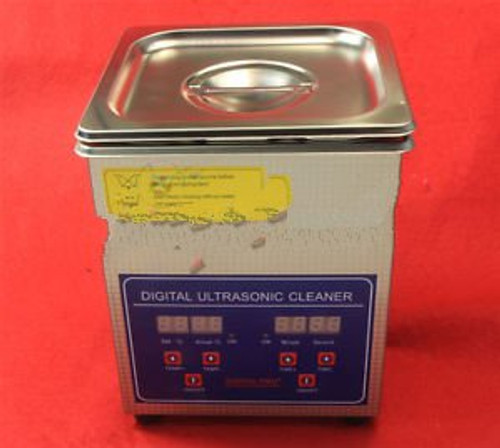 For Dental Lab Jewelry Digital Ultrasonic Cleaner 2L With Cleaning Basket 220V
