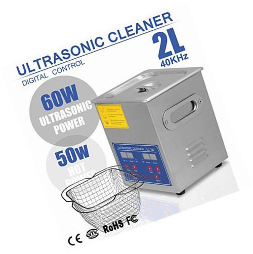 Ultrasonic Cleaner 2L Large Commercial Ultrasonic Cleaner Stainless Steel