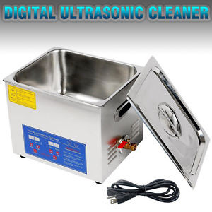 Pro Stainless Steel 15L Liter Ultrasonic Cleaner 760 W Digital Heater Timer New