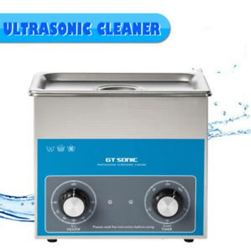 Stainless Steel Ultrasonic Cleaner 3L Liter Industry Clean Heated Heater Timer
