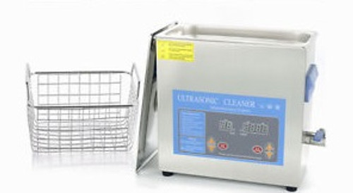 Ultrasonic Cleaner 6L Liter Stainless Steel Industry Heated Heater Timer Digital