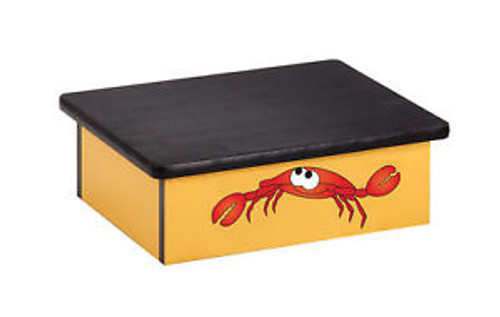 Pediatric Step Stool 16W X 20L X 7H Ocean Crab Theme 1 Ea