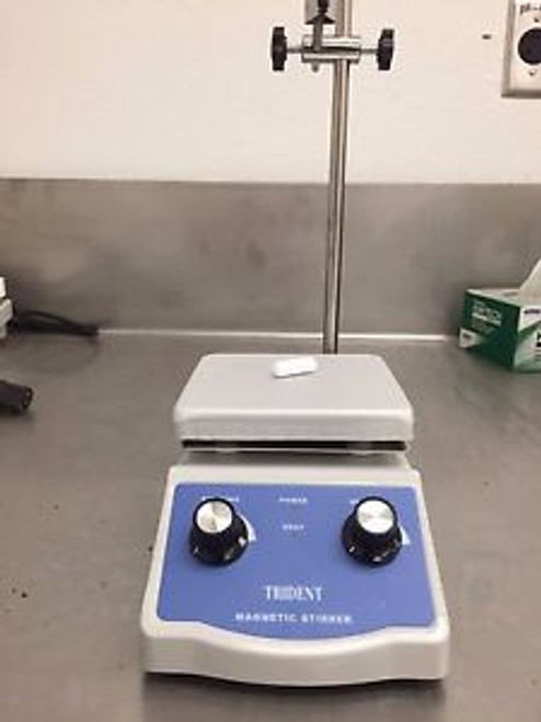 New!! Dual Control Magnetic Sh2 Stir/Hot Plate + Free Stir Bar!Ping!!