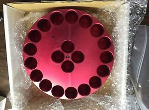 Chemglass Reaction Block 4 Dram (16 Ml) Vial Red 21 Position Cg-1991-06