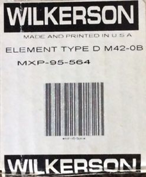 Wilkerson Filter Element Type D M42-Ob P/N Mxp-95-564