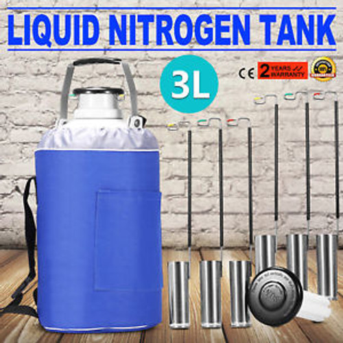 3L Liquid Nitrogen Container Light Weight Cryogenic Tank