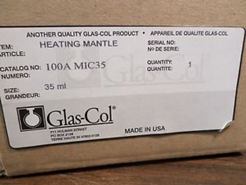 Glas-Col 100A Micro Fabric Hemispherical Heating Mantle 35Ml Flask Capacity 60V