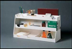 Ak 50014 Organizer Benchtop 17Cmpmnt 12X24X8.25In