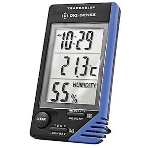 Digi-Sense Thermometer/Clock/Humidity Thermometer