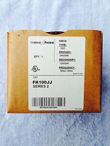 Fk100Jj Industrial Control Transformer 240X 480V Primary  New
